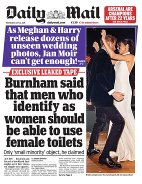 Cover of Daily Mail