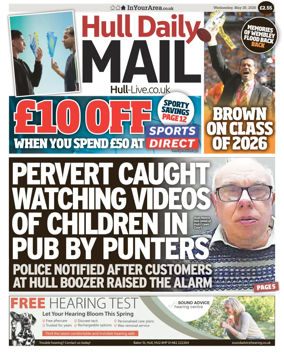 Cover of Hull Daily Mail