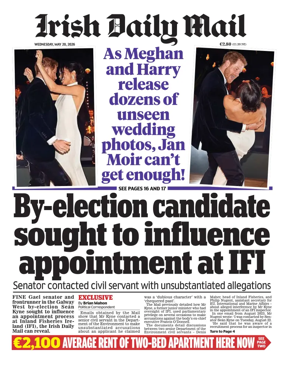 Cover of Irish Daily Mail