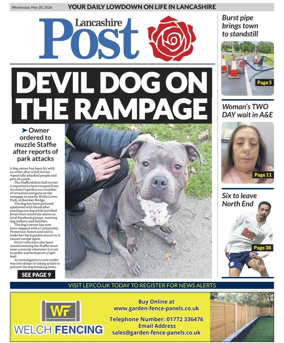 Cover of Lancashire Evening Post