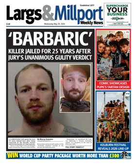Cover of Largs & Millport Weekly News