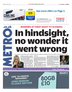 Cover of Metro (UK)