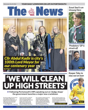 Cover of Portsmouth News