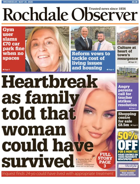 Cover of Rochdale Observer