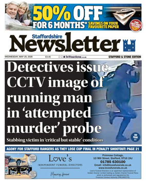 Cover of Staffordshire Newsletter