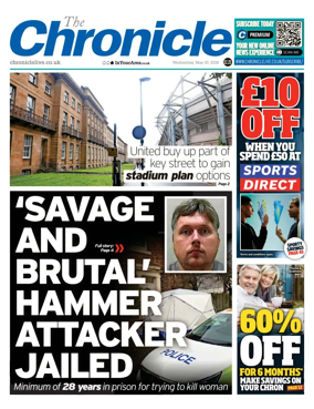 Cover of The Chronicle (South Tyneside and Durham)