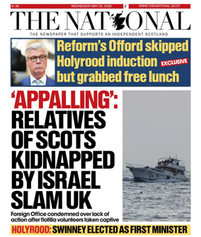 Cover of The National (Scotland)