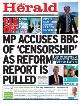 Cover of The Plymouth Herald