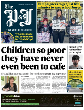 Cover of The Press and Journal (Inverness Highlands and Islands)