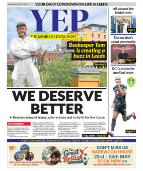Cover of Yorkshire Evening Post