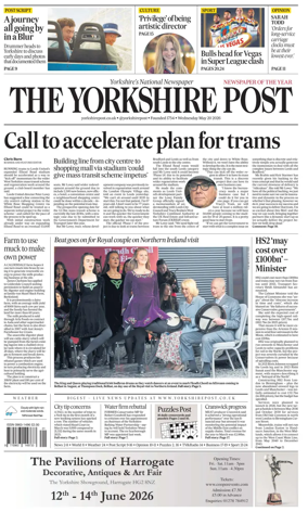 Cover of Yorkshire Post