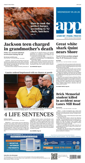 Cover of Asbury Park Press