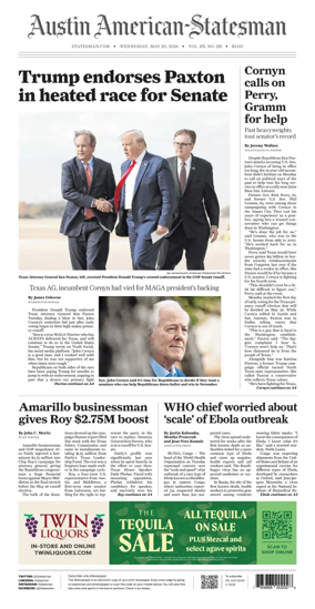 Cover of Austin American-Statesman
