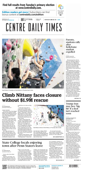 Cover of Centre Daily Times