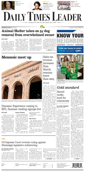 Cover of Daily Times Leader