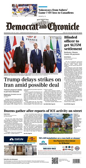 Cover of Democrat and Chronicle