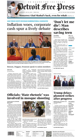 Cover of Detroit Free Press