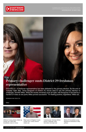 Cover of East Idaho News