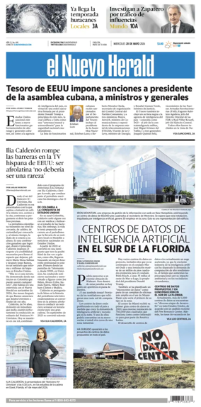 Cover of El Nuevo Herald