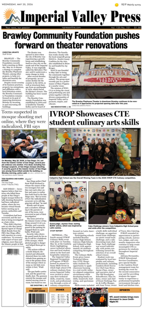 Cover of Imperial Valley Press