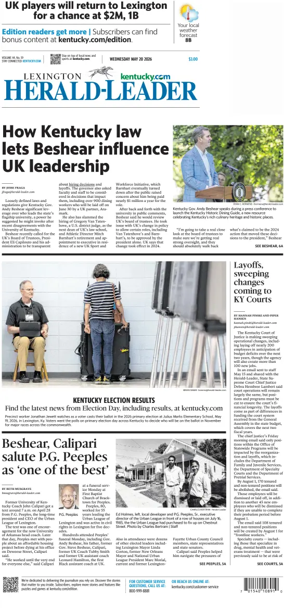 Cover of Lexington Herald-Leader
