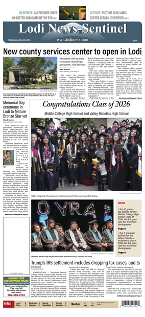 Cover of Lodi News-Sentinel