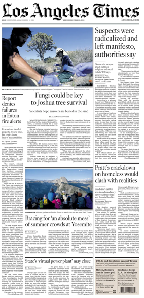 Cover of Los Angeles Times