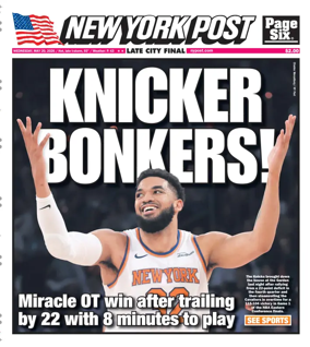 Cover of New York Post