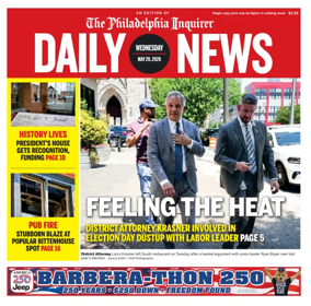 Cover of Philadelphia Daily News