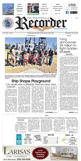 Cover of Porterville Recorder