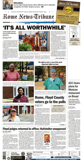 Cover of Rome News-Tribune