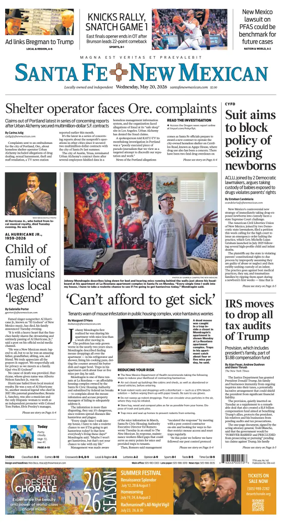 Cover of Santa Fe New Mexican