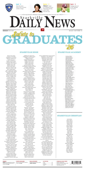 Cover of Starkville Daily News
