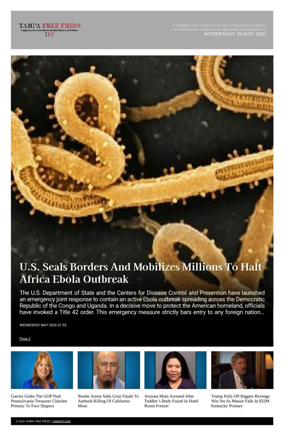 Cover of Tampa Free Press