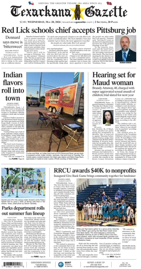 Cover of Texarkana Gazette