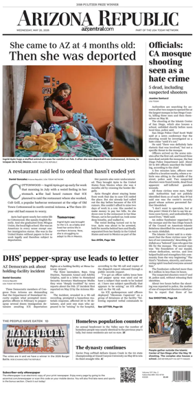 Cover of The Arizona Republic