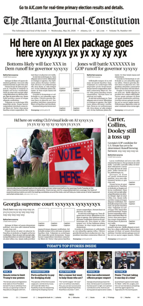 Cover of The Atlanta Journal-Constitution