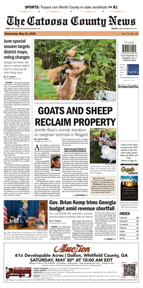 Cover of The Catoosa County News