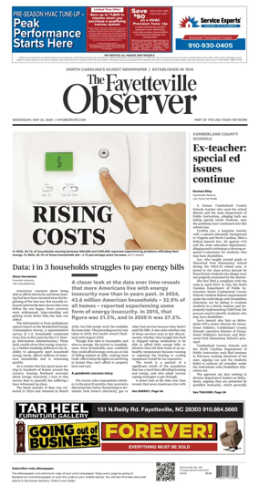 Cover of The Fayetteville Observer