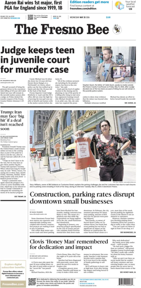 Cover of The Fresno Bee
