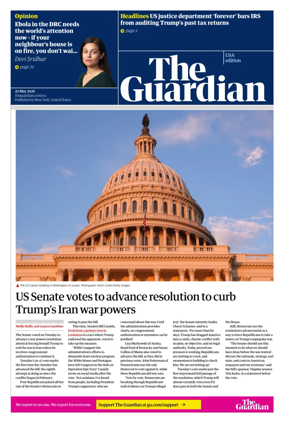 Cover of The Guardian (USA)