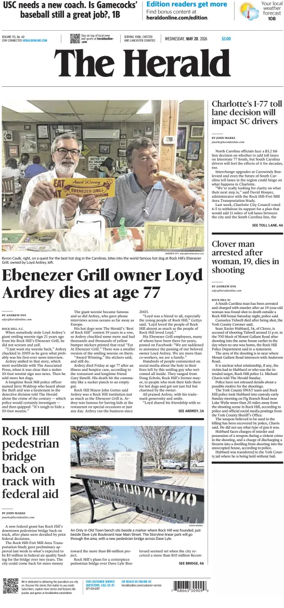 Cover of The Herald (Rock Hill)