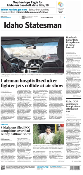 Cover of The Idaho Statesman
