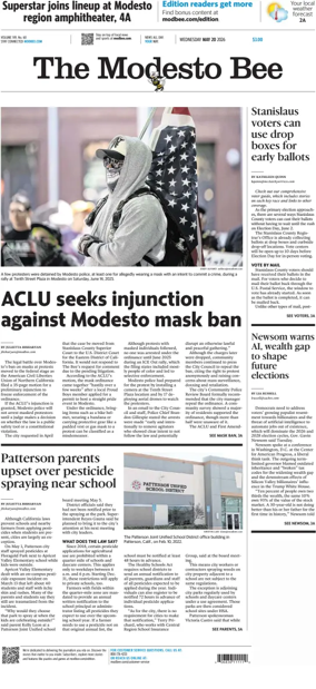 Cover of The Modesto Bee