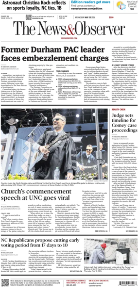 Cover of The News & Observer