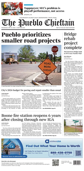 Cover of The Pueblo Chieftain