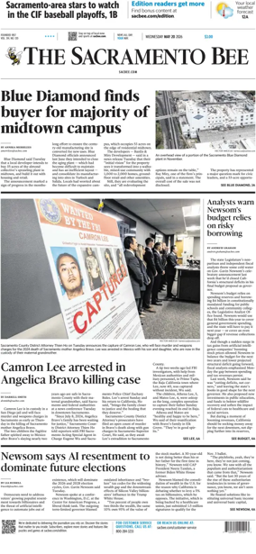 Cover of The Sacramento Bee