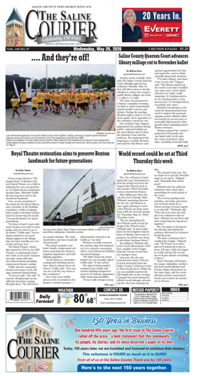 Cover of The Saline Courier