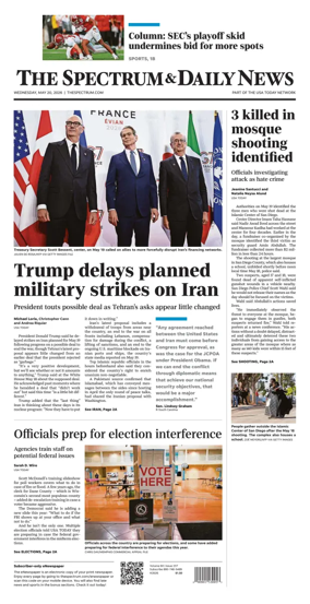 Cover of The Spectrum & Daily News