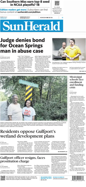 Cover of The Sun Herald